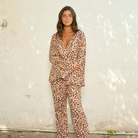 Pijama Largo Bombay Orange Jungle