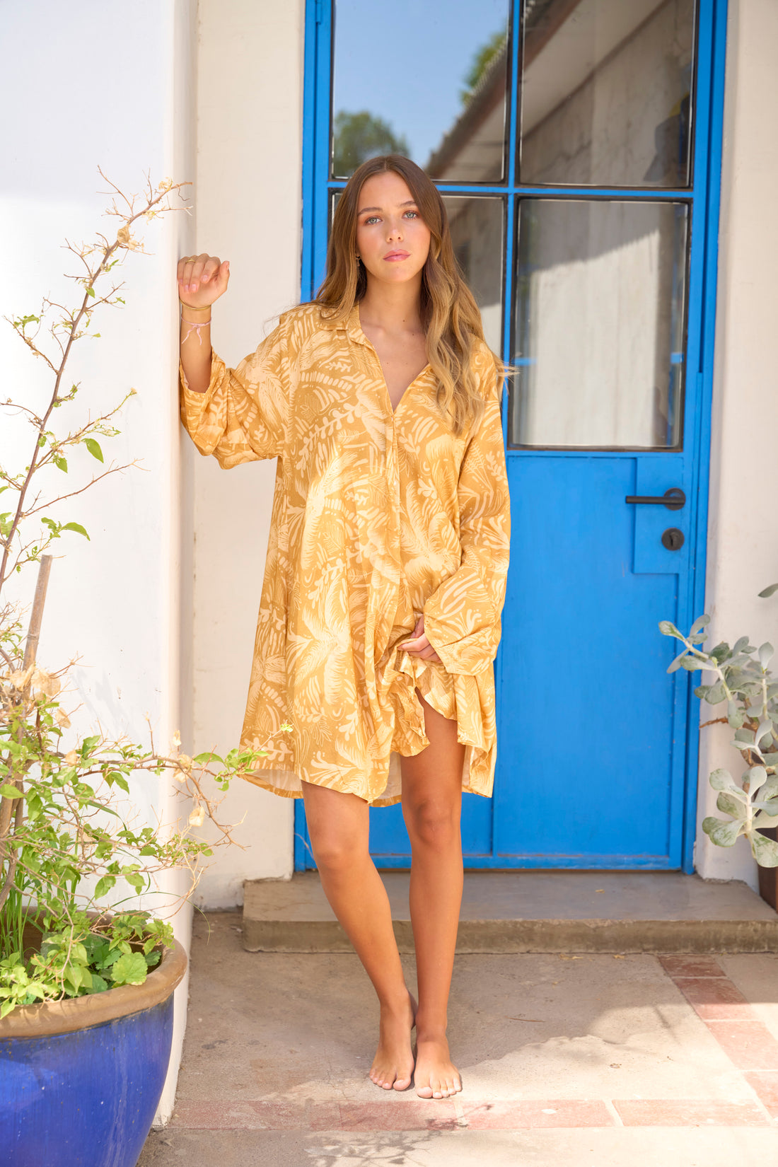 Camisa De Dormir Cali Golden Oak