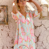 Camisa De Dormir Cali Summer Tulipa