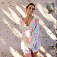 Set Pijama Short Bombay Tulipa