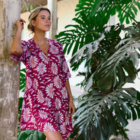 Camisa De Dormir Cali Burgundy
