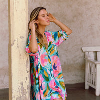 Camisa De Dormir Cali Garden Fleurs