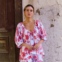 Set Pijama Rio Red Palms