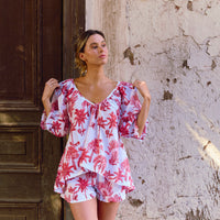 Set Pijama Rio Red Palms