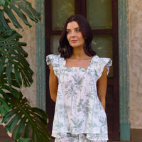 Pijama Largo Santorini Vintage Palms
