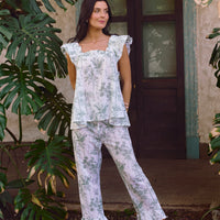 Pijama Largo Santorini Vintage Palms