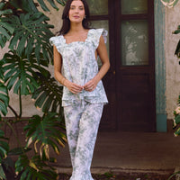 Pijama Largo Santorini Vintage Palms