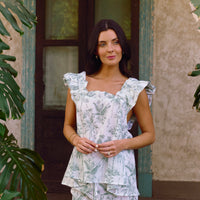 Pijama Largo Santorini Vintage Palms