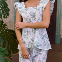 Pijama Largo Santorini Vintage Palms