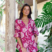 Set Pijama Jaipur Burgundy