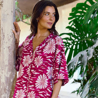 Set Pijama Jaipur Burgundy