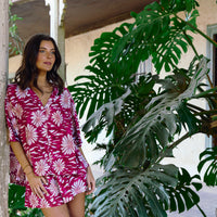 Set Pijama Jaipur Burgundy