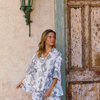 Set Pijama Jaipur Black Vintage