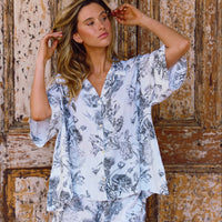 Set Pijama Jaipur Black Vintage