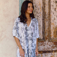 Camisa De Dormir Cali Summer Black Vintage
