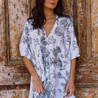Camisa De Dormir Cali Summer Black Vintage