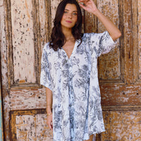 Camisa De Dormir Cali Summer Black Vintage