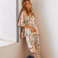 Pijama Largo Dehli Peach Pink