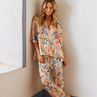 Pijama Largo Dehli Peach Pink
