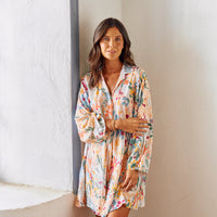 Camisa De Dormir Cali Peach Pink