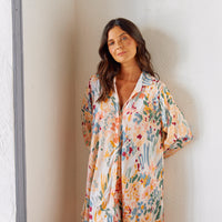 Camisa De Dormir Cali Peach Pink
