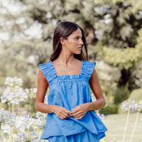 Pijama Verano Santorini Blue Greece