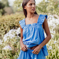 Pijama Verano Santorini Blue Greece