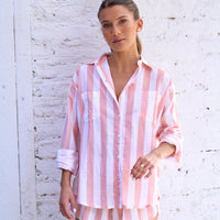 Set Pijama Shorts Sienna Rose Stripes