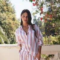 Pijama Largo Sienna Rose Stripes