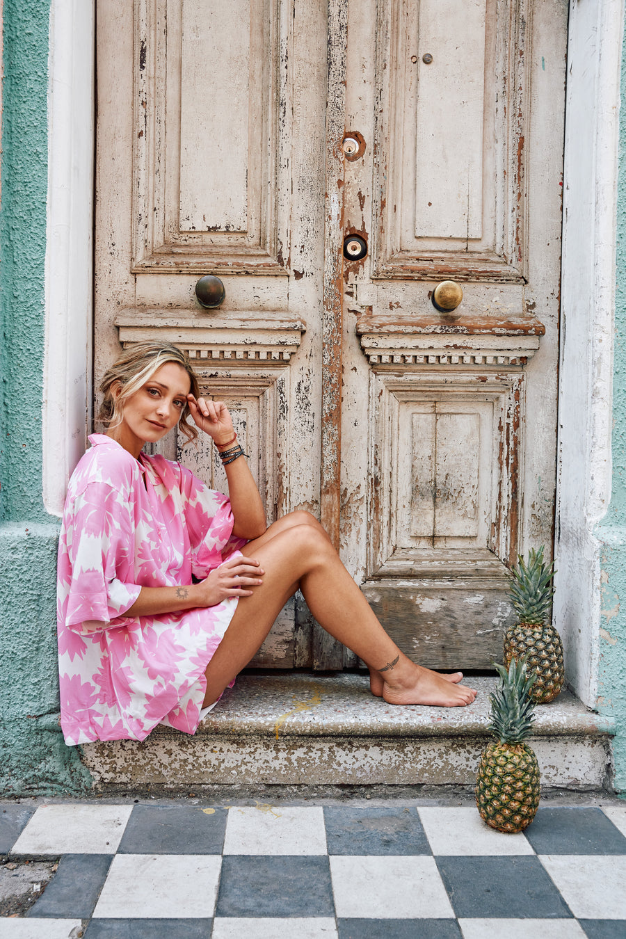 Set Pijama Jaipur Electric Pink
