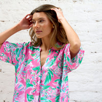 Camisa De Dormir Cali Wild Pink