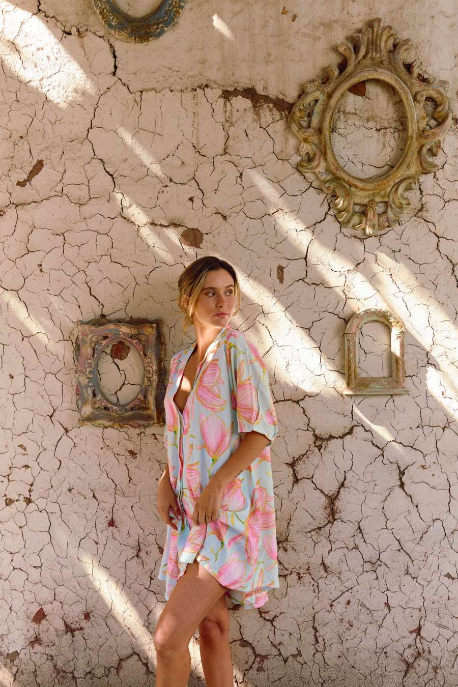 Camisa De Dormir Cali Summer Tulipa