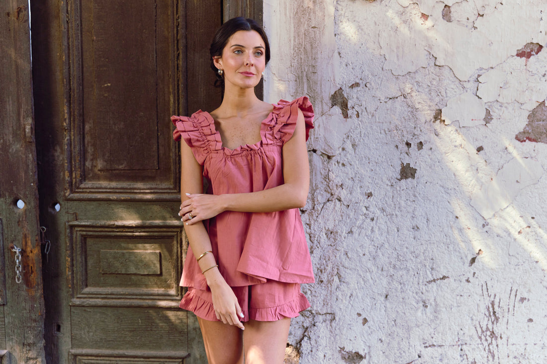 Set Pijama Santorini Rust