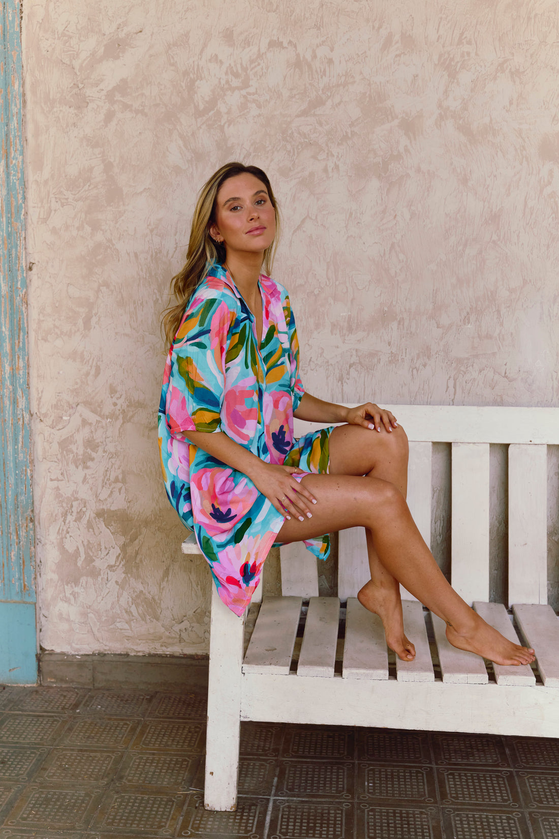 Camisa De Dormir Cali Garden Fleurs