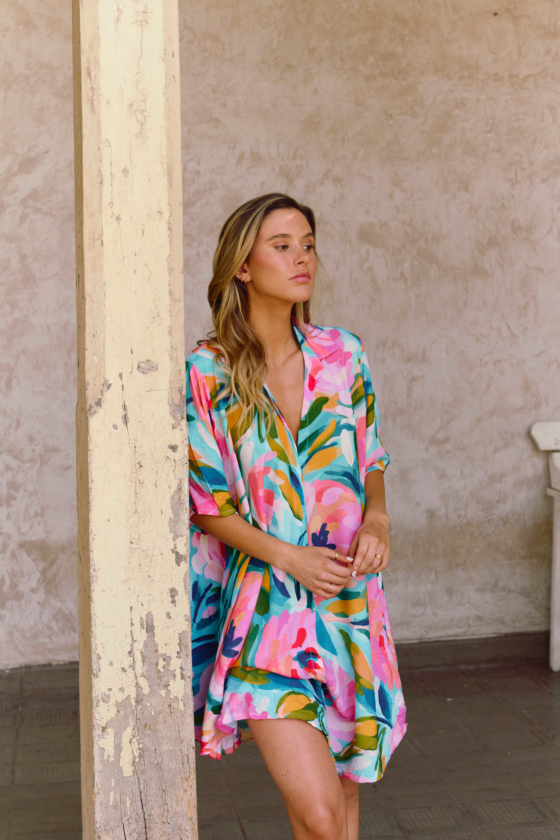 Camisa De Dormir Cali Garden Fleurs