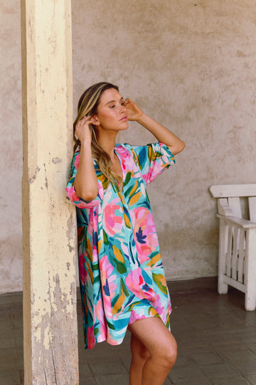 Camisa De Dormir Cali Garden Fleurs