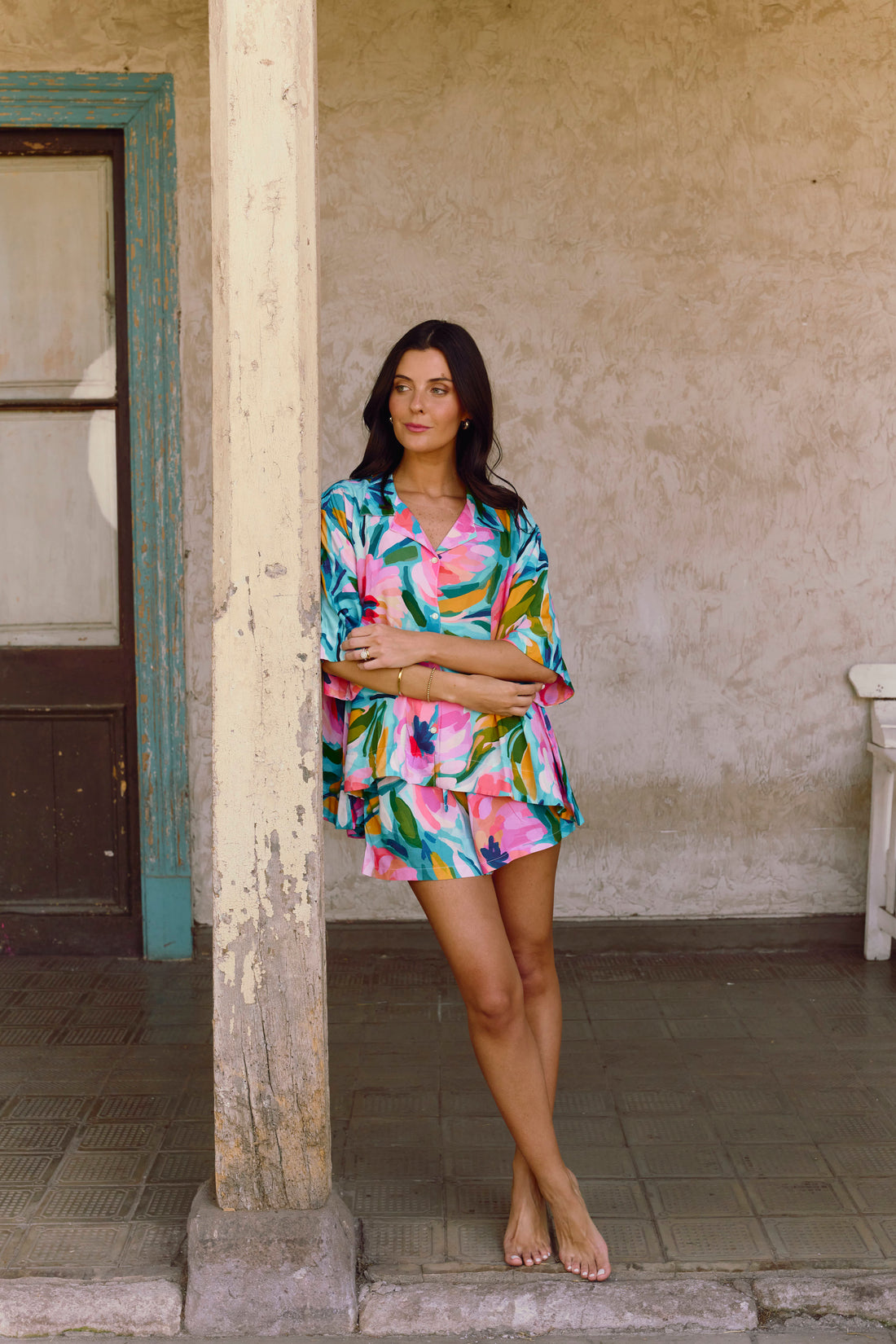 Set Pijama Jaipur Garden Fleurs
