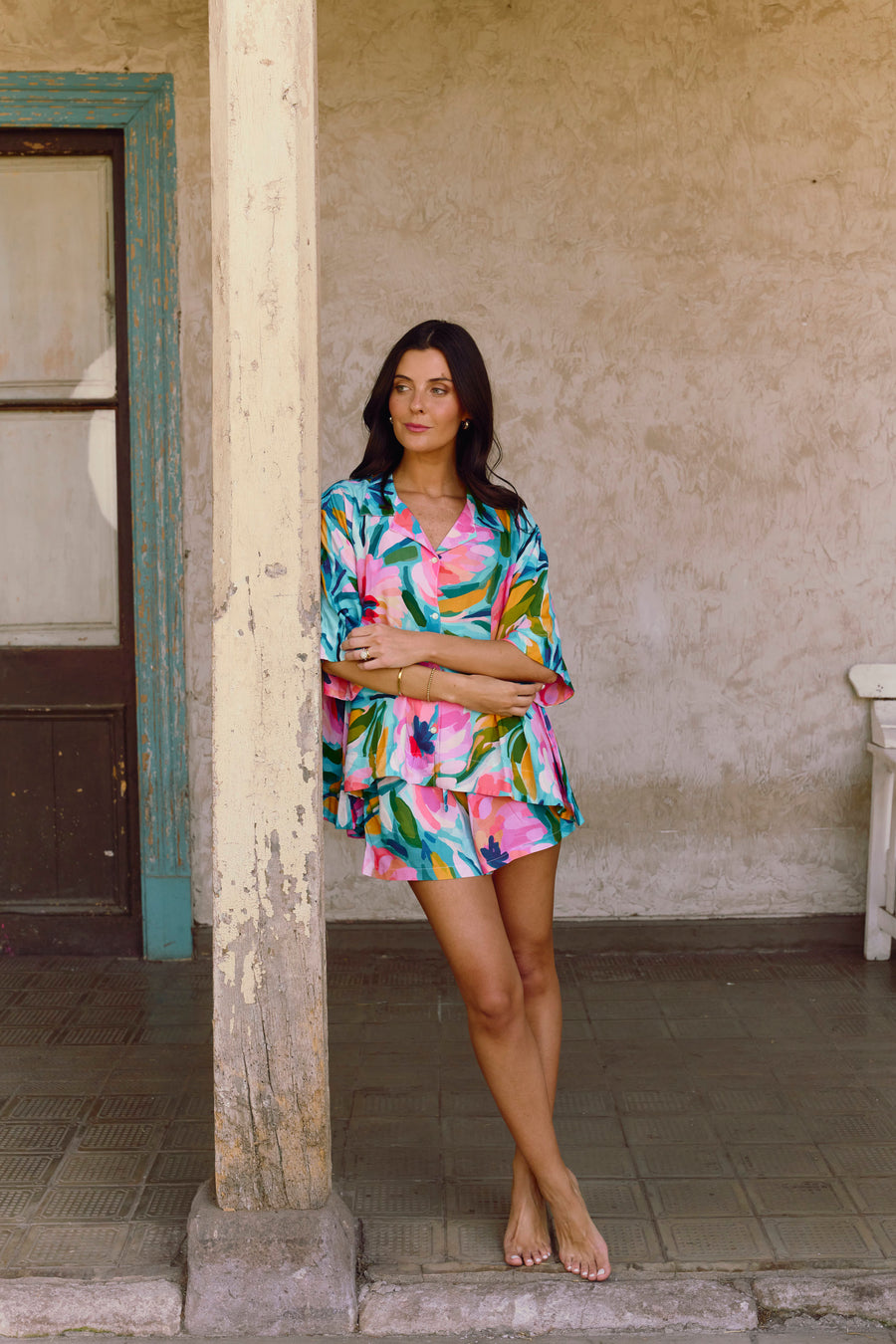 Set Pijama Jaipur Garden Fleurs