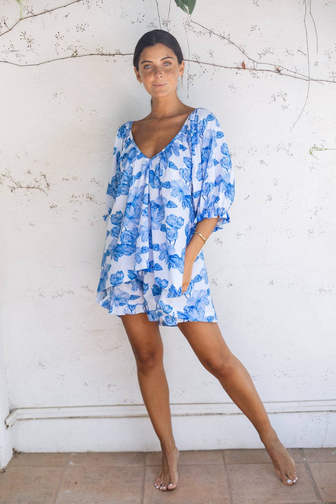 Set Pijama Rio Blue Garden