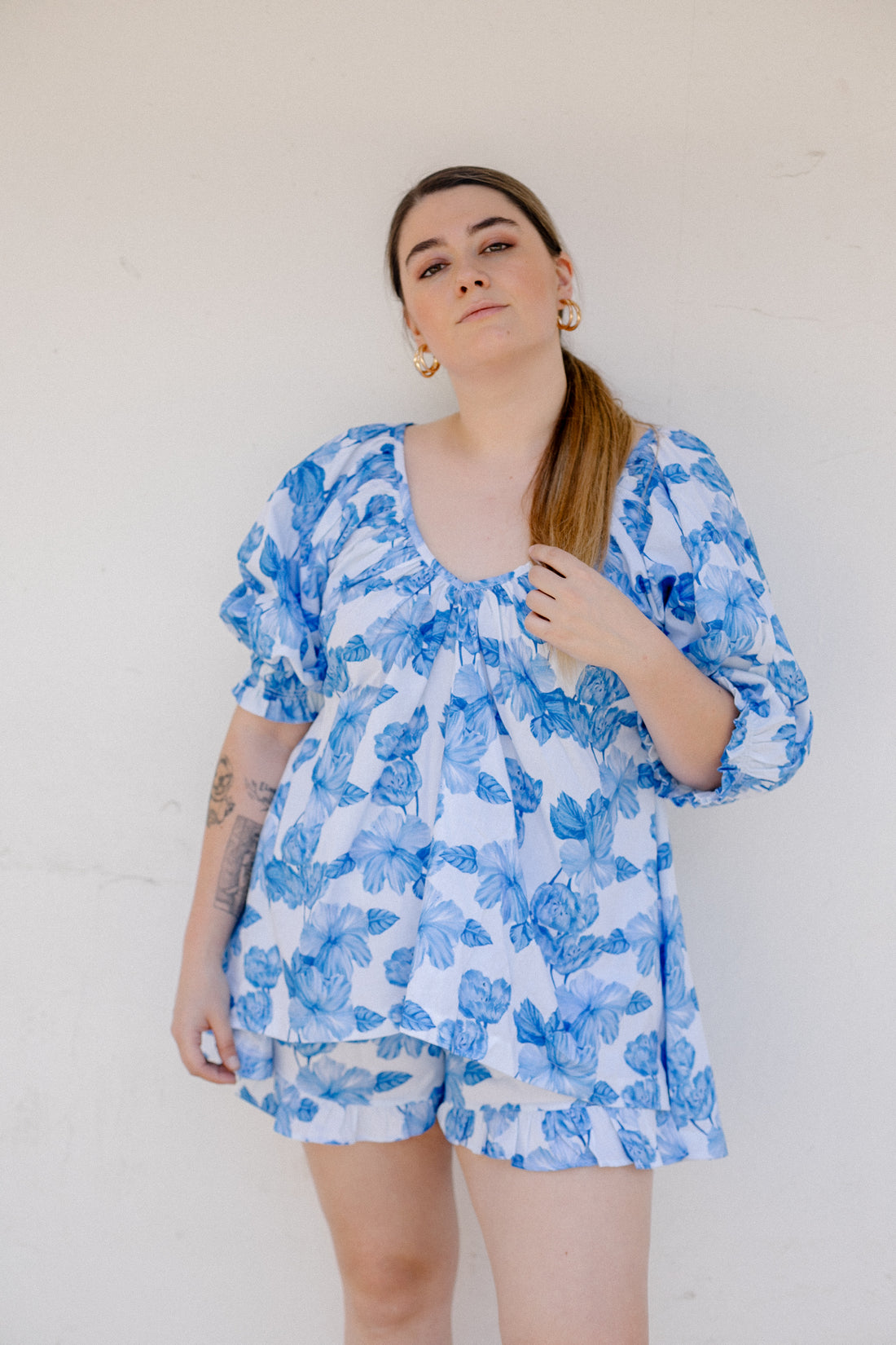 Set Pijama Rio Blue Garden